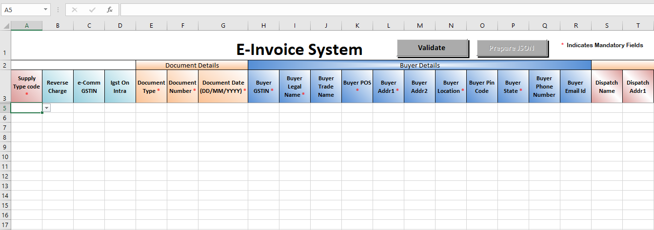 Bulk Uploading E-invoices Using Offline Tool | User Manuals